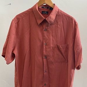 Savane men’s short sleeve shirt easy care men’s size XL